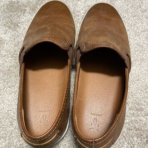 Frye slip on sneaker! 7.5 Brown Leather